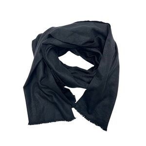 Classic Black Cozy Blanket Scarf